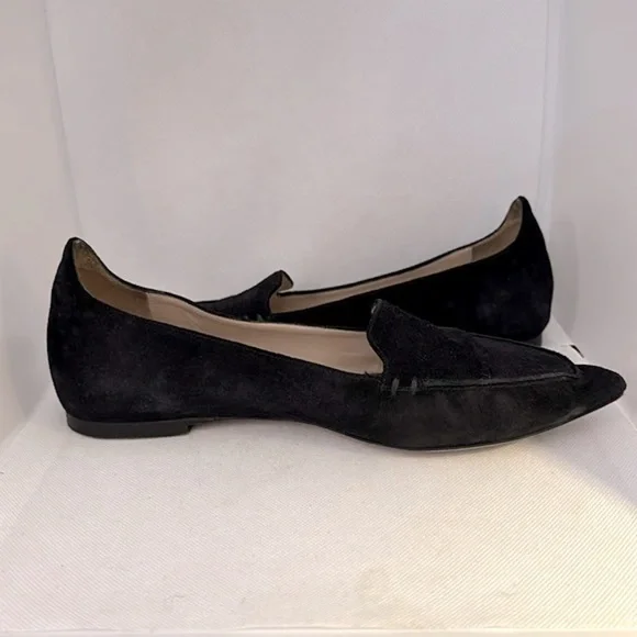 M. Gemi The Gia Black Suede Leather Flats Size 40.5 - GUC - Picture 6 of 13